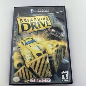 Smashing Drive (Nintendo GameCube, 2002) Disc And Manual TESTED Fast Shipping